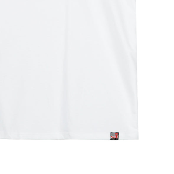 RRJ Basic Tees for Men Semi Body Fitting Shirt CVC Jersey Fabric Round Neck Trendy fashion Casual Top White T-shirt for Men 137858-U (White)