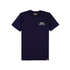 RRJ Basic Tees for Men Semi Body Fitting With Back Print Shirt CVC Jersey Fabric Round Neck Trendy fashion Casual Top Navy Blue T-shirt for Men 148106-U (Navy Blue)