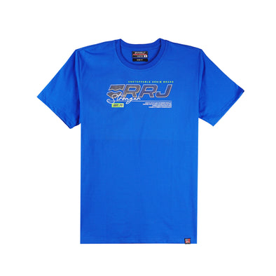 RRJ Basic Tees for Men Semi Body Fitting Shirt Trendy fashion Casual Top Princess Blue T-shirt for Men 150052-U (Princess Blue)