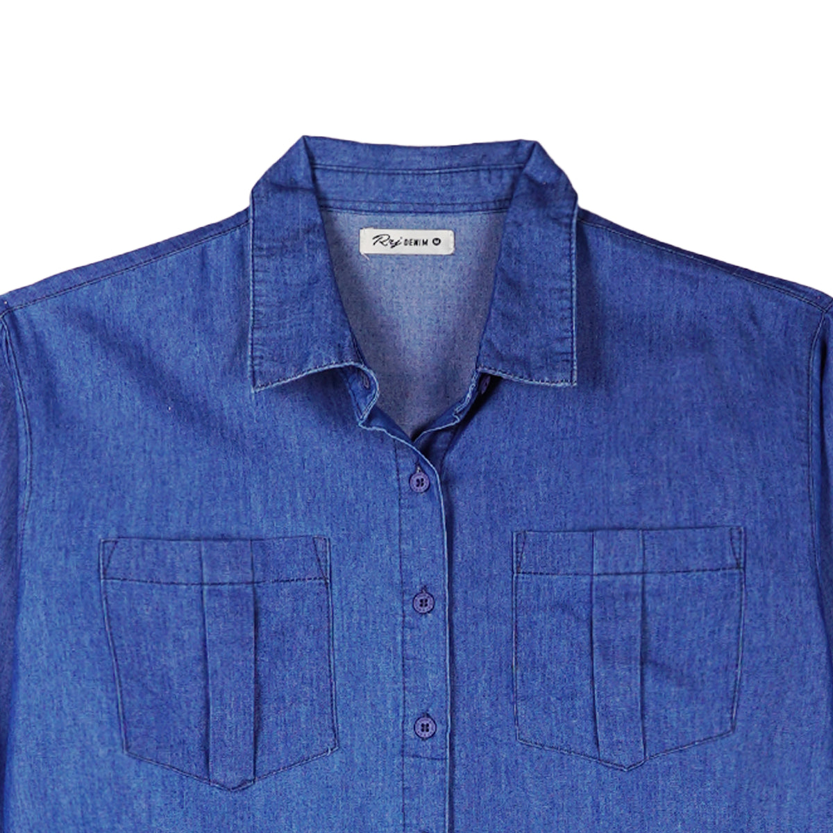 RRJ Basic Woven Dress Ladies Loose Fitting 145071 (Navy) RRJ Basic Woven Dress Ladies Loose Fitting 145071 (Navy)