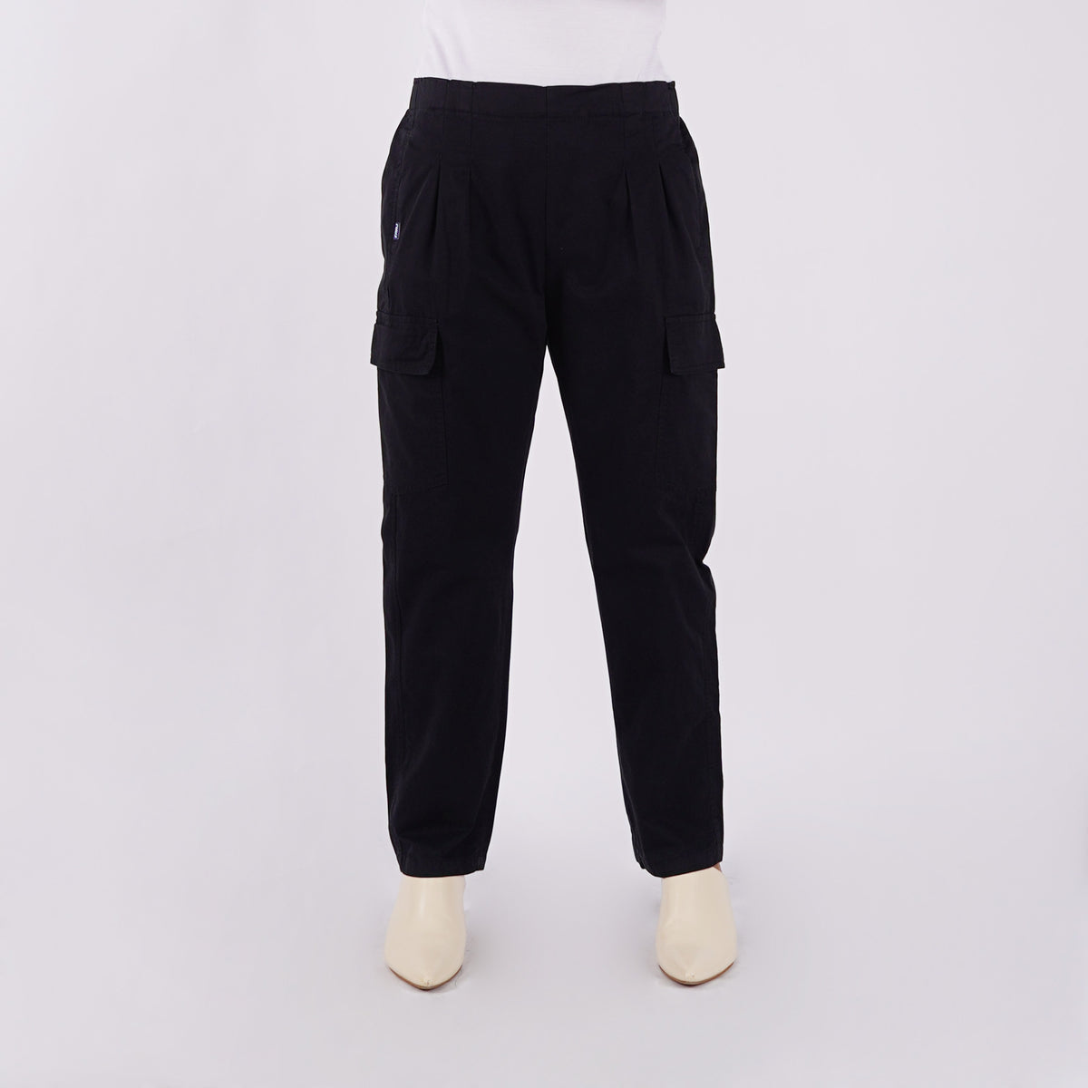 パンツ RAN select Belt cargo black denim RAN select Belt cargo black denim Black Regular Fit Cargo