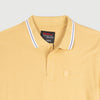 RRJ Basic Collared for Men Semi Body Fit Trendy fashion Casual Top Yellow Polo shirt for Men 137549-U (Yellow)