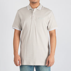 RRJ Basic Collared for Men Semi Body Fitting Trendy fashion Casual Top Light Gray Polo shirt for Men 137539-U (Light Gray)