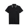 RRJ Basic Collared for Men Semi Body Fitting Trendy fashion Casual Top Black Polo shirt for Men 137523-U (Black)
