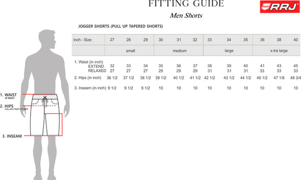 RRJ Basic Non-Denim Jogger Short for Men Regular Fitting Rinse Wash Fabric Casual Short Light Shade Jogger Short  for Men 153873 (Light Shade)