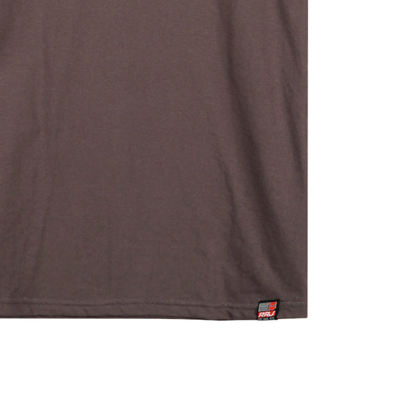 RRJ Basic Tees for Men Semi Body Fitting Shirt CVC Jersey Fabric Round Neck Trendy fashion Casual Top Pavement T-shirt for Men 148112-U (Pavement )