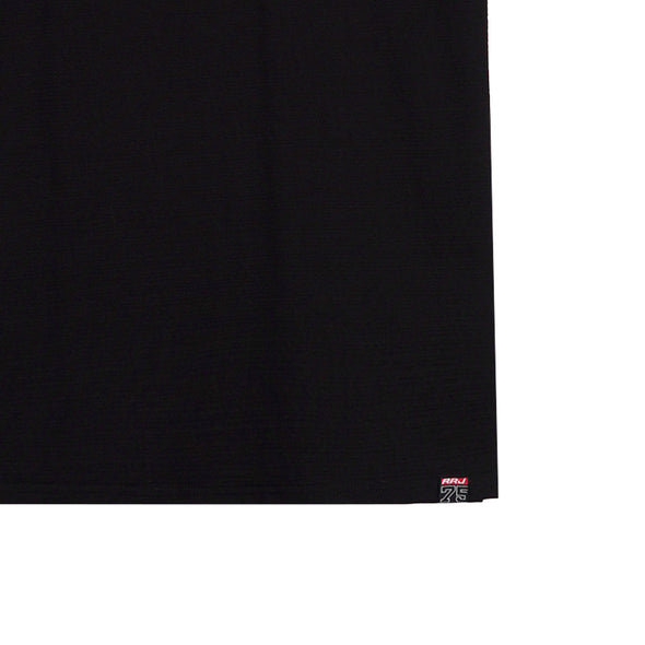 RRJ Basic Tees for Men Slim fitting Trendy fashion High Quality Apparel Comfortable Casual Top Black T-shirt for Men 111038 (Black)