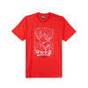 RRJ Basic Tees for Men Comfort Fitting Shirt Trendy fashion Casual Top High Quality Apparel Comfortable Casual T-shirt for Men 146726-U (Red)