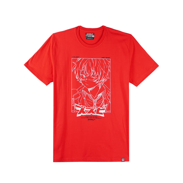 RRJ Basic Tees for Men Comfort Fitting Shirt Trendy fashion Casual Top High Quality Apparel Comfortable Casual T-shirt for Men 146726-U (Red)