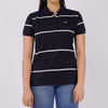 RRJ Basic Collared for Ladies Regular Fitting Shirt Trendy fashion Casual Top Black Polo shirt for Ladies 115346 (Black)