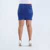 RRJ Ladies Basic Denim skirt for Women Trendy Fashion High Quality Apparel Comfortable Casual skirt for Women 155543 (Medium Shade)