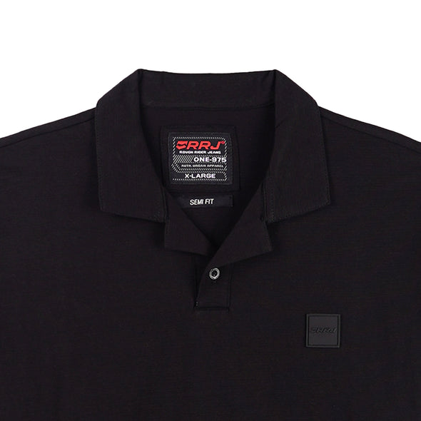 RRJ Basic Collared for Men Semi Body Fitting Polo shirt for Men 147956 (Black)