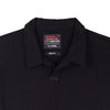 RRJ Basic Collared for Men Semi Body Fitting CVC Jersey Fabric 147064-U (Black)