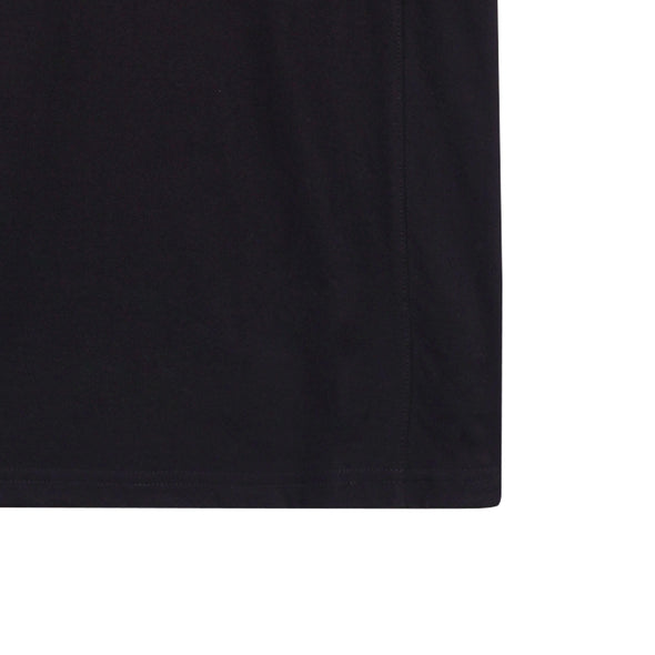 RRJ Basic Collared for Men Semi Body Fitting CVC Jersey Fabric 147064-U (Black)