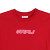 RRJ Basic Tees for Ladies Boxy Fitting Shirt CVC Jersey Fabric 145730 (Red)