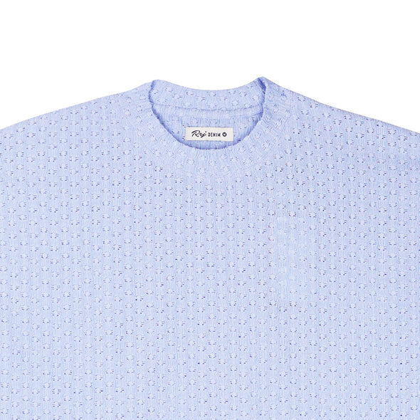 RRJ Basic Woven Ladies Boxy Fitting Shirt Trendy fashion Casual Top Blue Woven for Ladies 144501 (Blue)