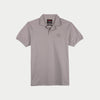 RRJ Basic Collared for Men Semi Body Fit Missed Lycra Fabric Trendy Fashion Casual Top 147931 (Light Gray)