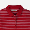 RRJ Ladies Basic Collared Regular Fitting Missed Lycra Fabric 121396 (Red)