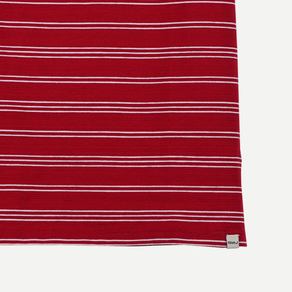 RRJ Ladies Basic Collared Regular Fitting Missed Lycra Fabric 121396 (Red)