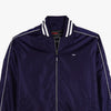 RRJ Men's Basic Bomber Jacket Regular Fitting Nylon Fabric 130834 (Navy)