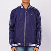 RRJ Men's Basic Bomber Jacket Regular Fitting Nylon Fabric 130834 (Navy)