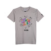 RRJ x Looney Tunes That's All Folks Men's Basic Tees Semibody Fitting CVC Jersey Fabric 150865-U (Light Gray)