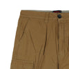 RRJ Men's Basic Non-Denim Cargo Short Regular Fitting Mid-Rise Garment Wash Fabric 122637 (Light Brown)