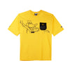RRJ x Looney Tunes Duffy Duck Batman Men's Basic Tees Oversized Fitting CVC Jersey Fabric 152887 (Yellow)
