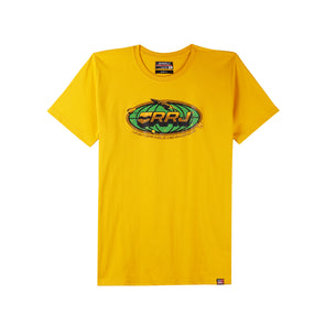 RRJ Men's Basic Tees Semibody Fitting CVC Jersey Fabric 160015-U (Yellow Gold)
