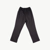 RRJ Ladies Basic Non-Denim Colored Trouser Pants Mid-Waist Rinse Wash Fabric 161166-U (Black)