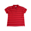 RRJ Ladies Basic Collared Shirt Regular Fitting Lacoste Fabric 157707 (Red)