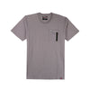 RRJ Men's Basic Tees Semibody Fitting CVC Jersey Fabric 117792 (Charcoal Gray)