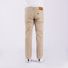 RRJ Men's Basic Denim Skinny Fitting Mid-Rise Rinse Wash Fabric 163485 (Khaki)