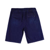 RRJ Men's Basic Denim Jogger Short Mid-Rise Rinse Wash Fabric 165583-U (Dark Shade)