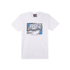RRJ Men's Basic Tees Semibody Fitting CVC Jersey Fabric 172217-U (White)