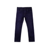 RRJ Men's Basic Denim Pants Superskinny Fitting Mid-Rise Extreme with Details Fabric 172141 (Dark Shade)