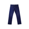 RRJ Men's Basic Denim Pants Slim Straight Fitting Mid-Rise Extreme Wash Fabric 167362-U (Dark Shade)