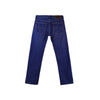 RRJ Men's Basic Denim Pants Slim Straight Fitting Mid-Rise Extreme Wash Fabric 167362-U (Dark Shade)