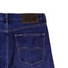 RRJ Men's Basic Denim Pants Slim Straight Fitting Mid-Rise Extreme Wash Fabric 167362-U (Dark Shade)