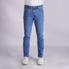 RRJ Men's Basic Denim Pants Superskinny Fitting Mid-Rise Extreme with Details Fabric 172578 (Light Shade)