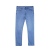 RRJ Men's Basic Denim Pants Superskinny Fitting Mid-Rise Extreme with Details Fabric 172578 (Light Shade)