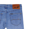 RRJ Men's Basic Denim Pants Superskinny Fitting Mid-Rise Extreme with Details Fabric 172578 (Light Shade)