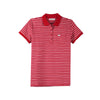 RRJ Ladies Collared Regular Fitting Missed Lycra Fabric 115802 (Red)