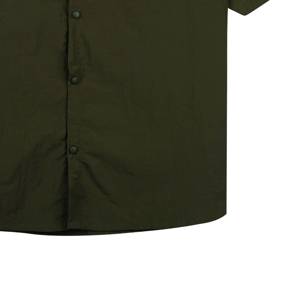 RRJ Men's Basic Woven Shirt Boxy Fitting Taslan Fabric 160603 (Fatgiue)