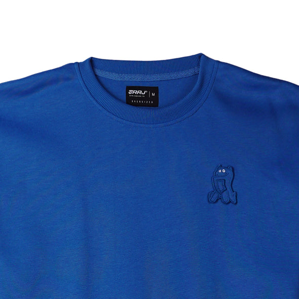 RRJ Men's Basic Tees Oversized Fitting 169040 (Blue)