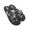 RRJ Men's Basic Accessories Printed Slipper 161462 (Black)