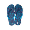 RRJ Men's Basic Accessories Printed Slipper 167423 (Aqua)