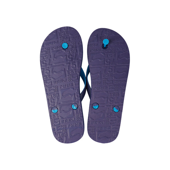 RRJ Men's Basic Accessories Printed Slipper 167423 (Aqua)