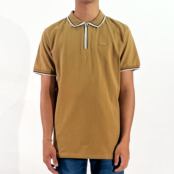 RRJ Men's Basic Collared Shirt Comfort Fitting 168001 (Rust)