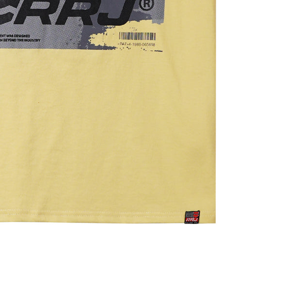 RRJ Men's Basic Tees Semibody Fitting 173772-U (Yellow)